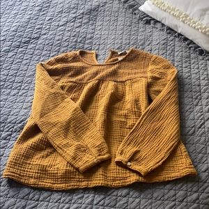 LAST CHANCE NWT Madewell Mustard Top